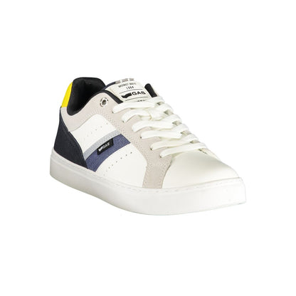 Gas White Polyurethane Men's Sneakers