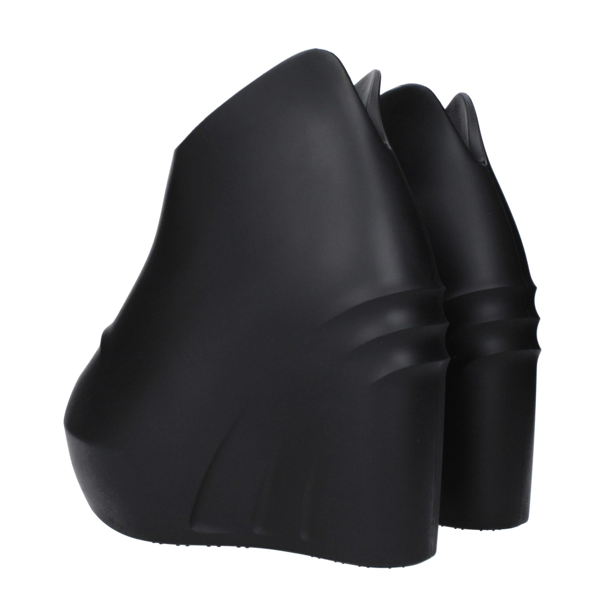 Givenchy Black Cotton Wedges Sandals