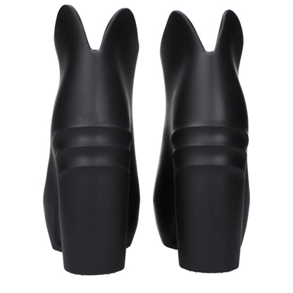 Givenchy Black Cotton Wedges Sandals