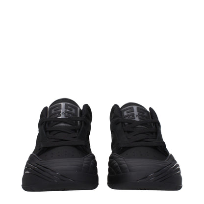 Givenchy Black Fabric Low Top Sneakers