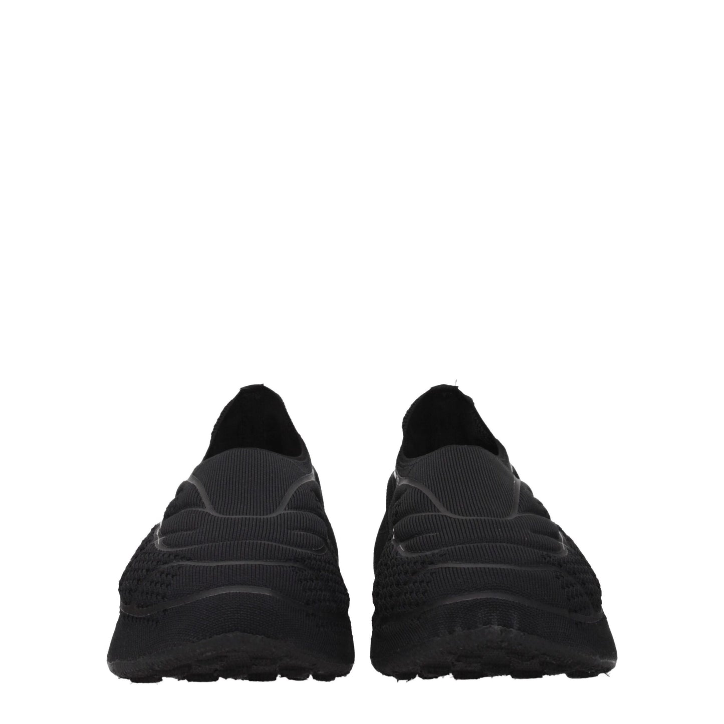 Givenchy Black Fabric Slip-On Loafers