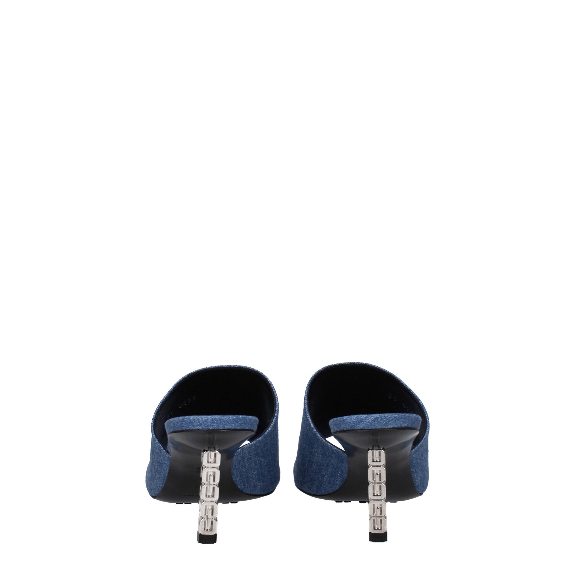 Givenchy Blue Fabric Platforms