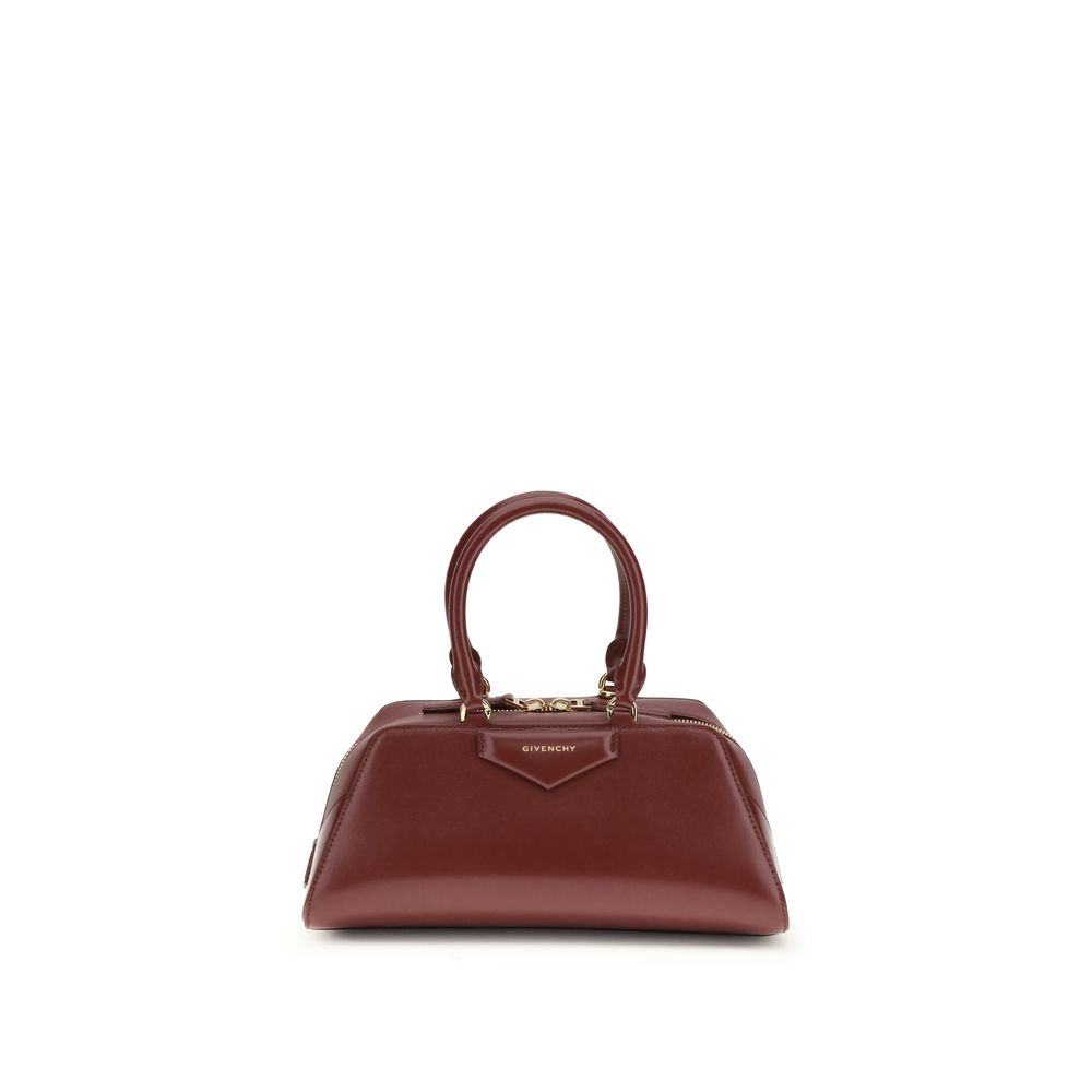 Givenchy Bordeaux Calf Leather Bos Taurus Handbag