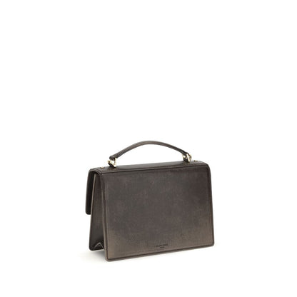 Golden Goose Brown Calf Leather Bos Taurus Handbag