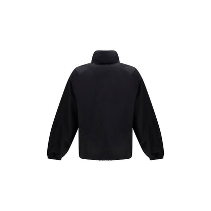 Gucci Black Cotton Full-Length Jacket