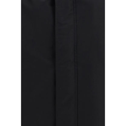 Gucci Black Cotton Full-Length Jacket