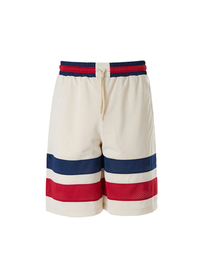 Gucci Cream polyester Logo Shorts
