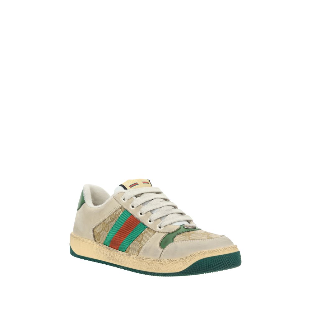 Gucci Multicolor Cotton Low Top Sneakers