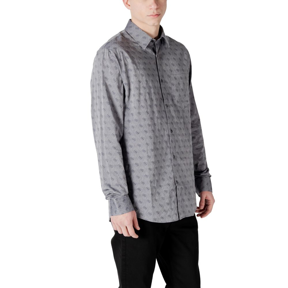 Guess Gray Cotton Shirt