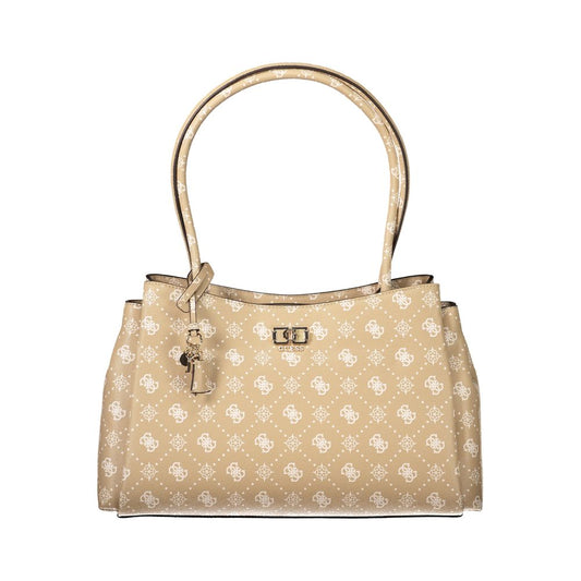 Guess Jeans Beige Polyurethane Women Handbag