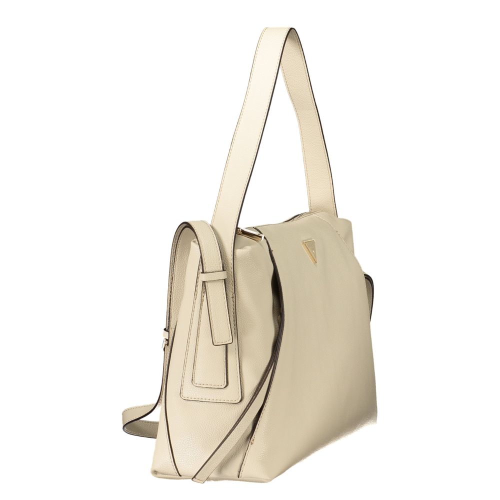 Guess Jeans Beige Polyurethane Women's Bag