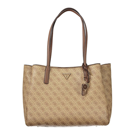 Guess Jeans Beige Polyurethane Women's Bag