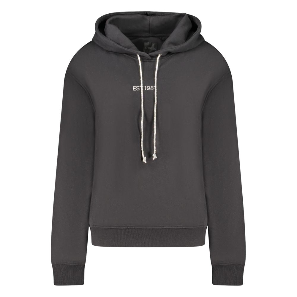 Guess Jeans Black Cotton Sweater