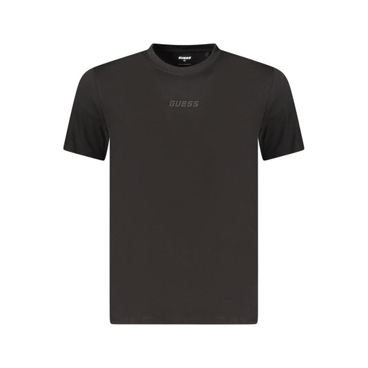 Guess Jeans Black Organic Cotton Men T-Shirt