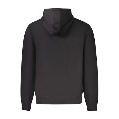 Guess Jeans Black Organic Cotton Men's Hoodie
