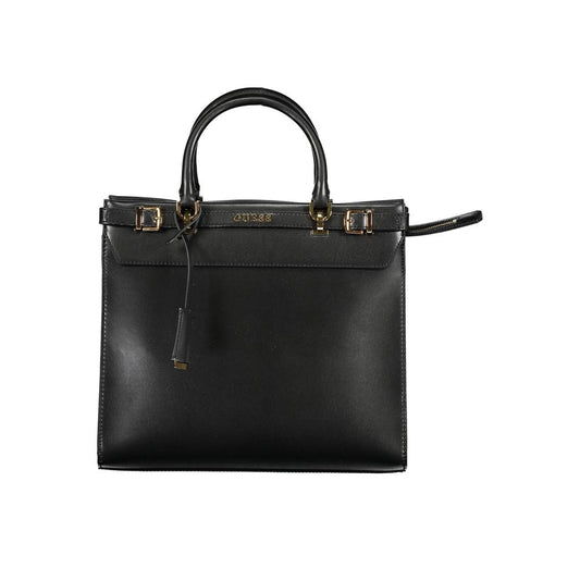 Guess Jeans Black Polyurethane Women Handbag