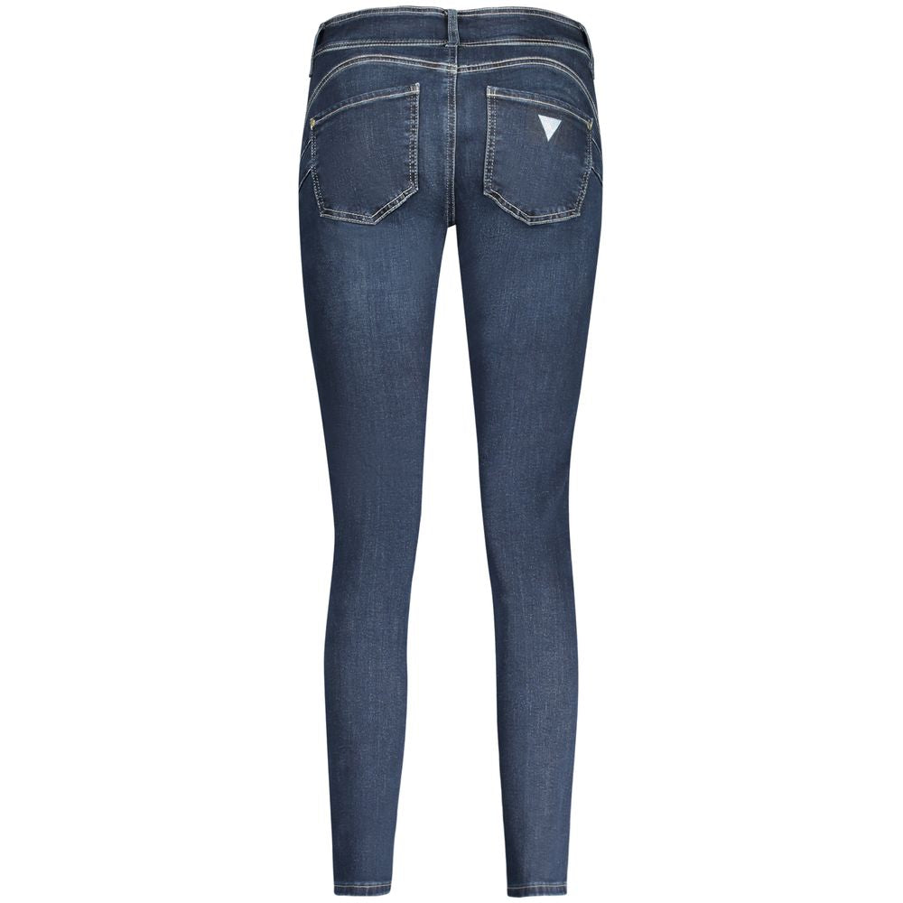 Guess Jeans Blue Cotton Women Skinny Jeans