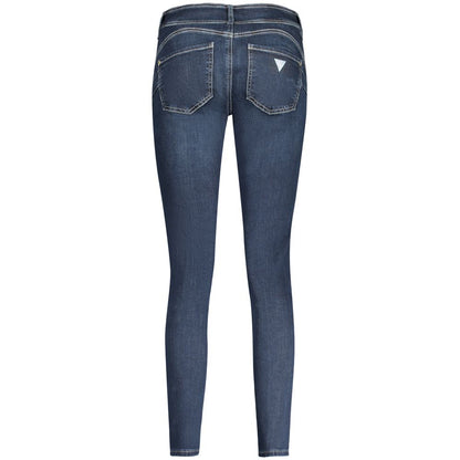 Guess Jeans Blue Cotton Women Skinny Jeans