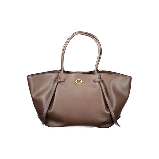 Guess Jeans Brown Polyethylene Handbag