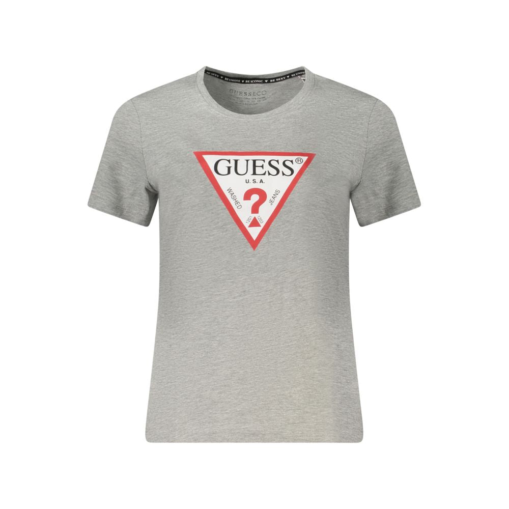 Guess Jeans Gray Cotton Tops & T-Shirt