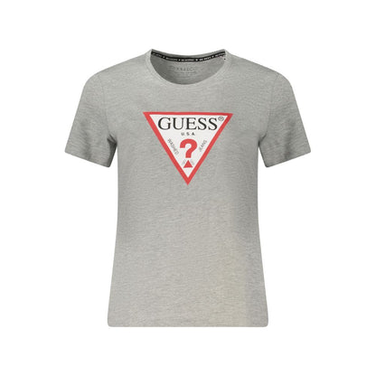 Guess Jeans Gray Cotton Tops & T-Shirt