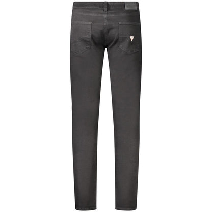 Guess Jeans Nero Cotton Men's Skinny Jeans