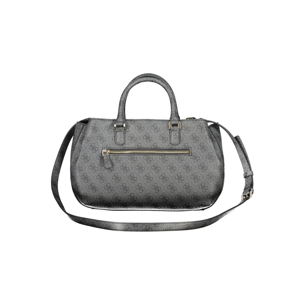 Guess Jeans Nero Poliuretano Women Handbag