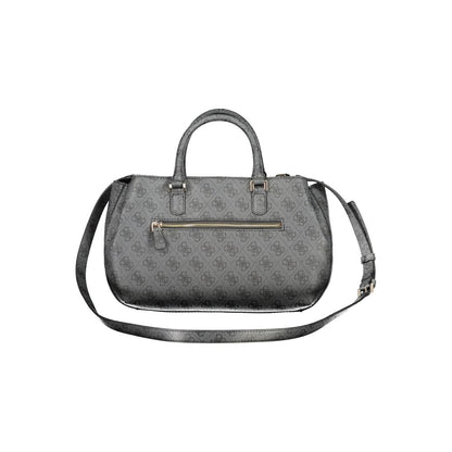 Guess Jeans Nero Poliuretano Women Handbag