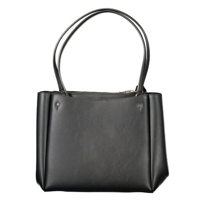 Guess Jeans Nero Poliuretano Women Handbag