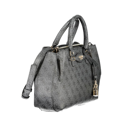 Guess Jeans Nero Poliuretano Women Handbag