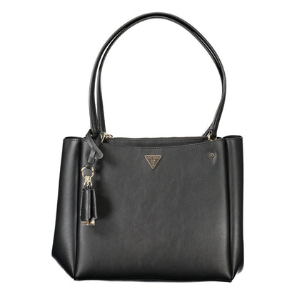 Guess Jeans Nero Poliuretano Women Handbag