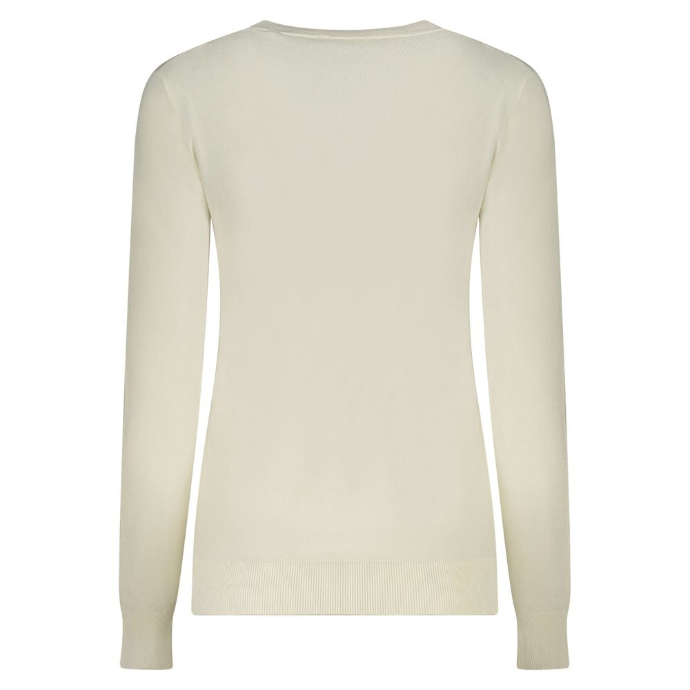 Guess Jeans White Viscose Sweater