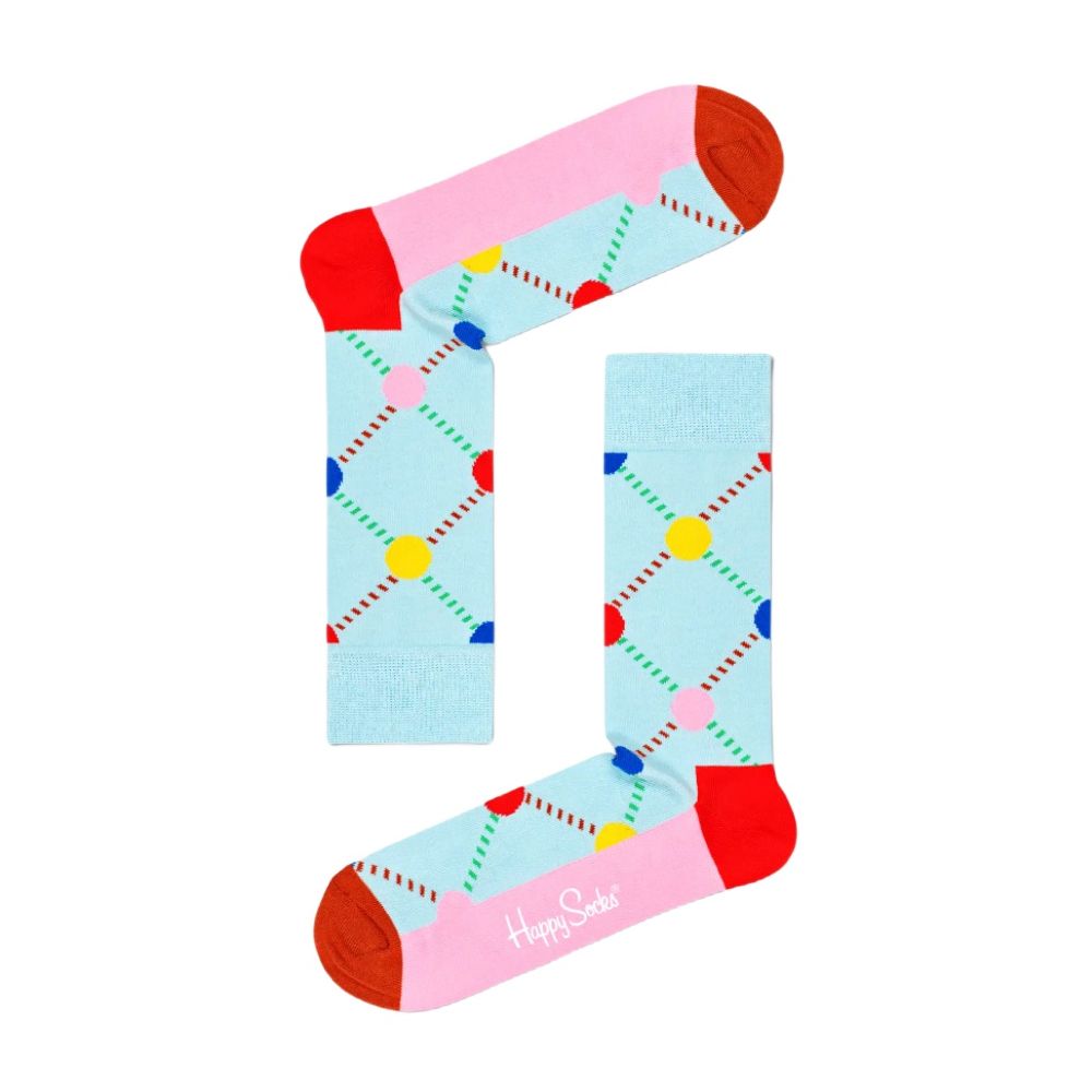 Happy Socks Blue Cotton Tights & Sock