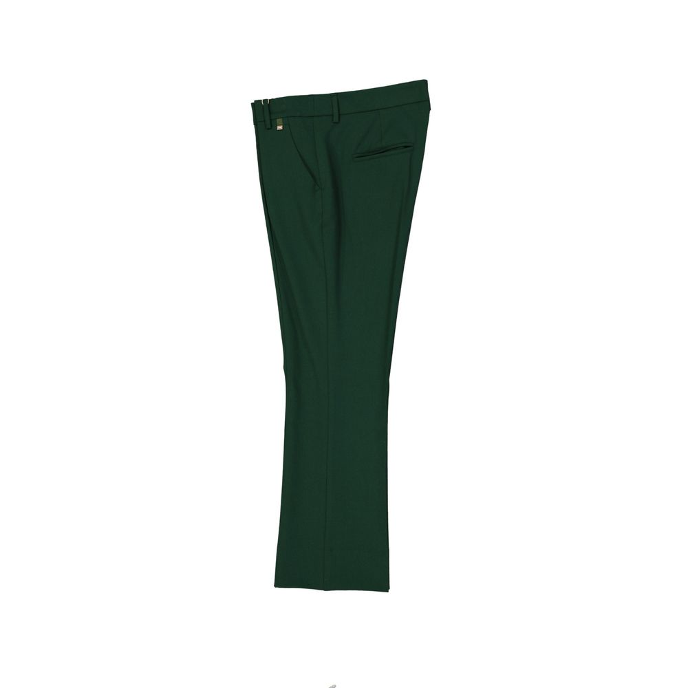 Herno Bicolor Elastane Cropped Pants