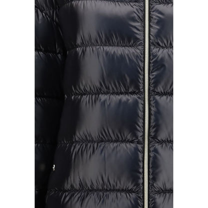 Herno Black Polyester Coat