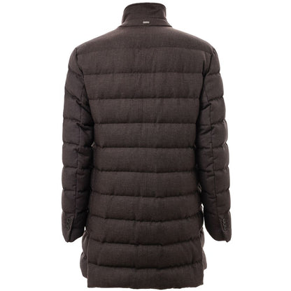 Herno Brown Wool Coat