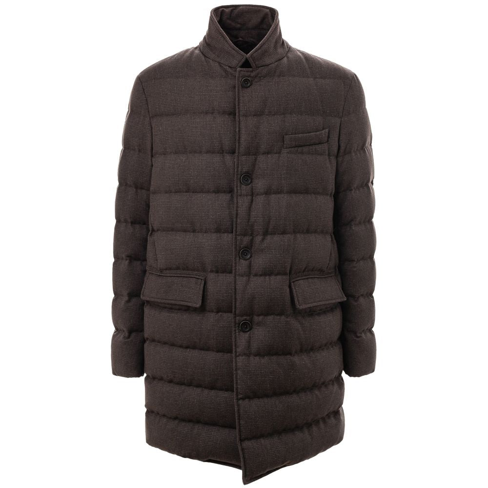 Herno Brown Wool Coat