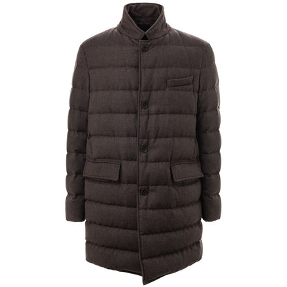 Herno Brown Wool Coat