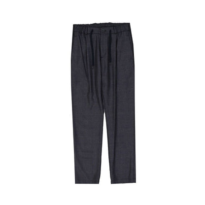 Herno Gray Virgin Wool Casual Pants