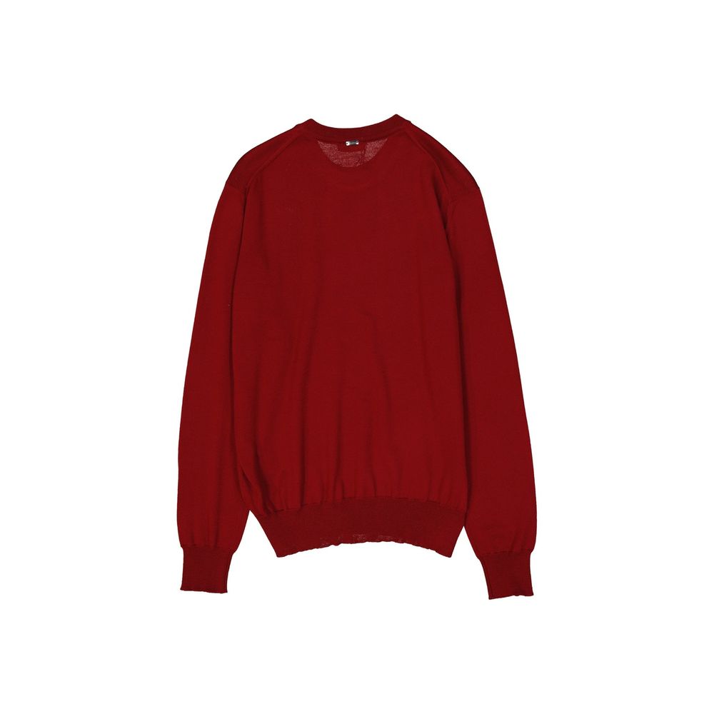 Herno Red Virgin Wool Sweatshirt