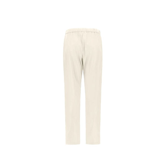 Herno White Polyester Casual Pants
