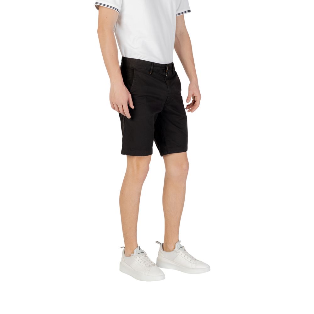 Hugo Boss Black Cotton Bermuda