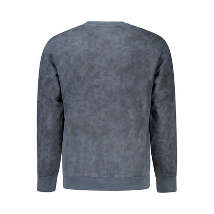 Hugo Boss Blue Cotton Men Sweater