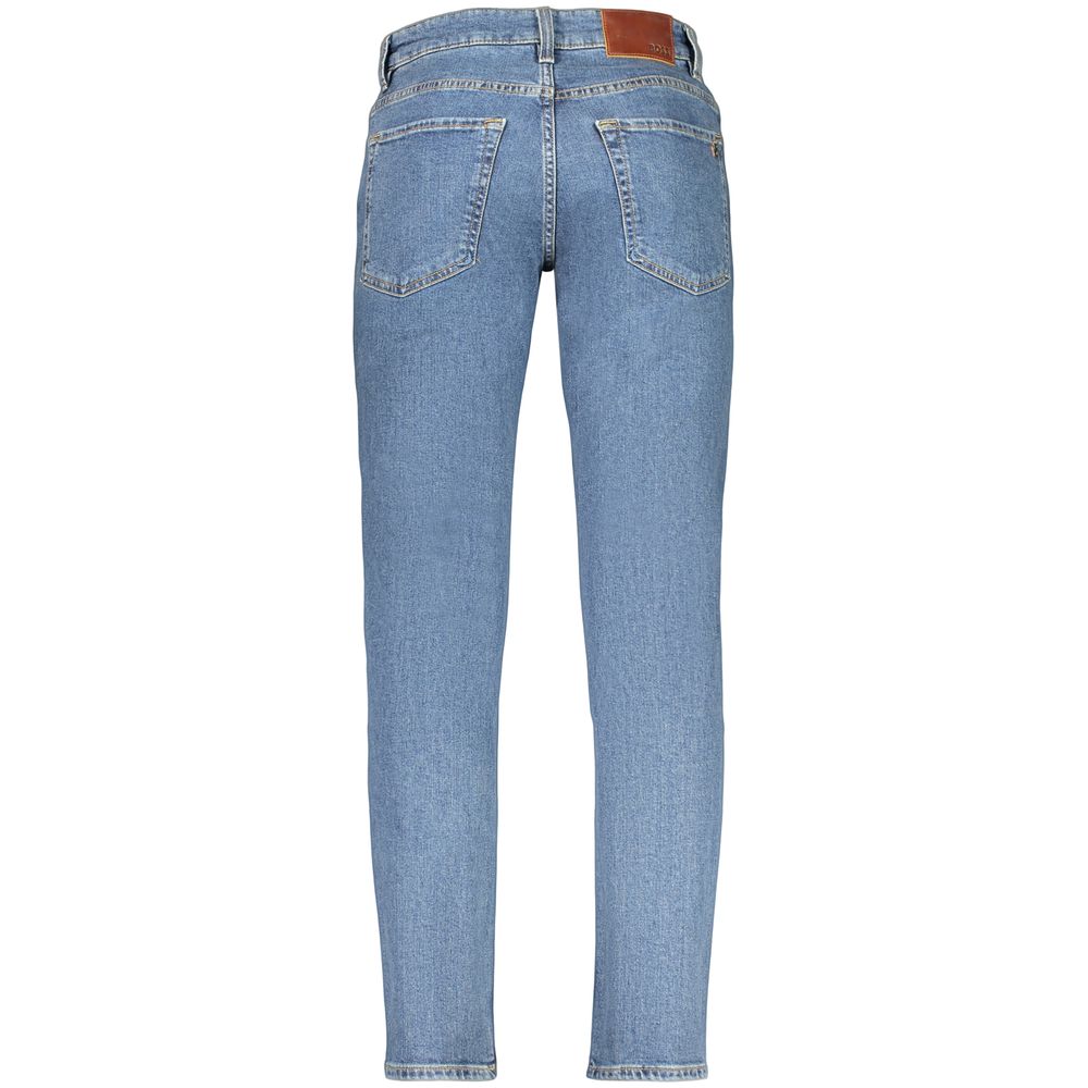 Hugo Boss Blue Cotton Men's Jeans