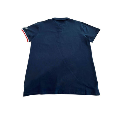 Iceberg Blue Cotton Men Polo Shirt