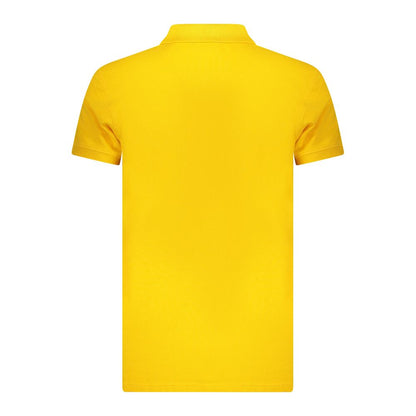 Iceberg Yellow Cotton Mens Polo Shirt
