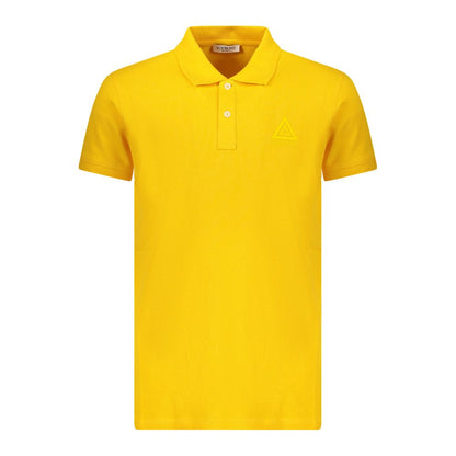 Iceberg Yellow Cotton Mens Polo Shirt