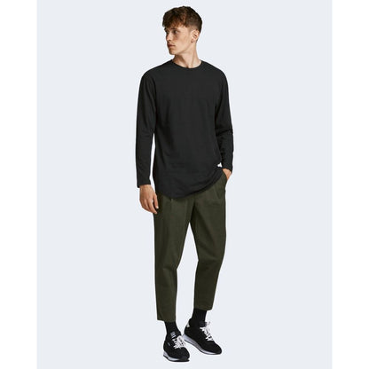 Jack Jones Black Cotton Long Sleeve