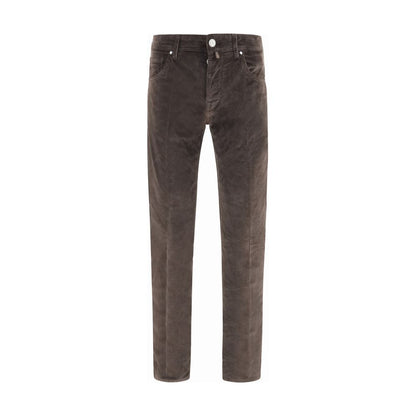 Jacob Cohen Brown Cotton Casual Pants