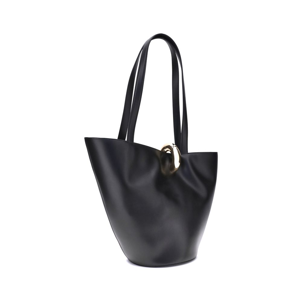 Jacquemus Black Calf Leather Bos Taurus Shoulder Bag